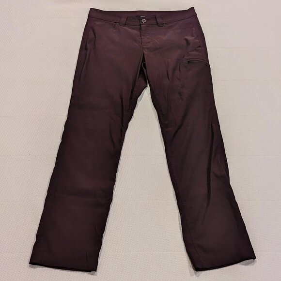 Eddie Bauer Stretch Rainier Hiking Outdoor Pants in Plum Purple, Size 8 - Picture 3 of 8